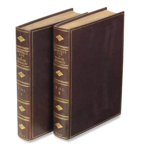 James Boswell - The Life of Samuel Johnson. 2 Bde. 1791. - Weitere Abbildung