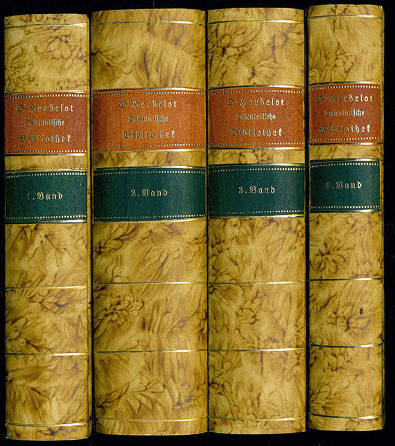 Barthélemy de Herbelot de Molainville - Orientalische Bibliothek. 4 Bde.