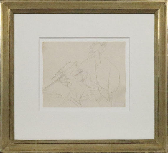 Ernst Ludwig Kirchner - Zwei Personen im Gespräch - Rahmenbild