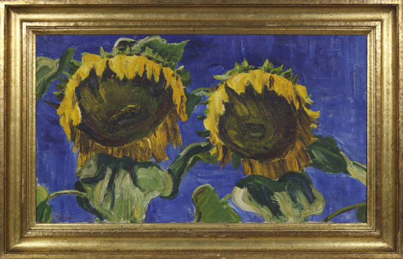 Arnold Balwé - Sonnenblumen - Rahmenbild