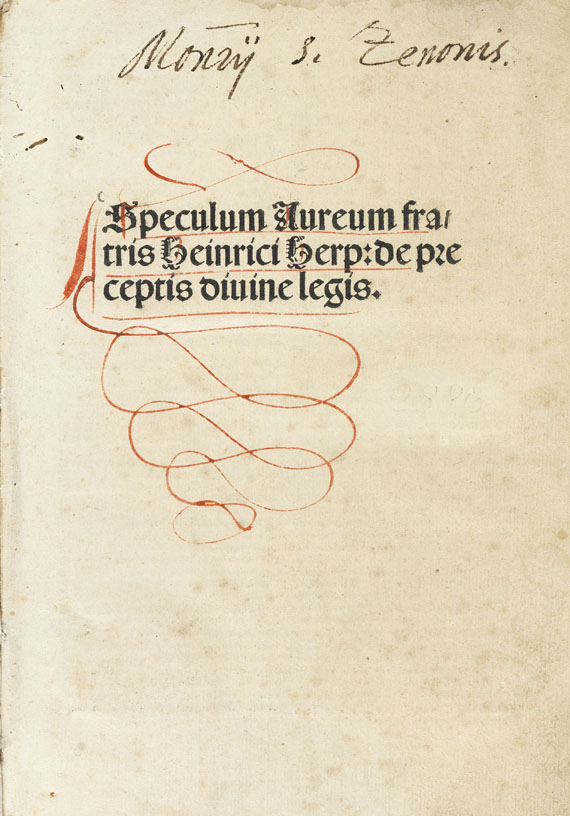  Henricus de Herp - Speculum aureum de preceptis divine legis