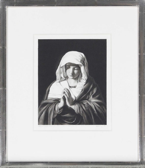 Robert Longo - Die Jungfrau Maria im Gebet - Rahmenbild