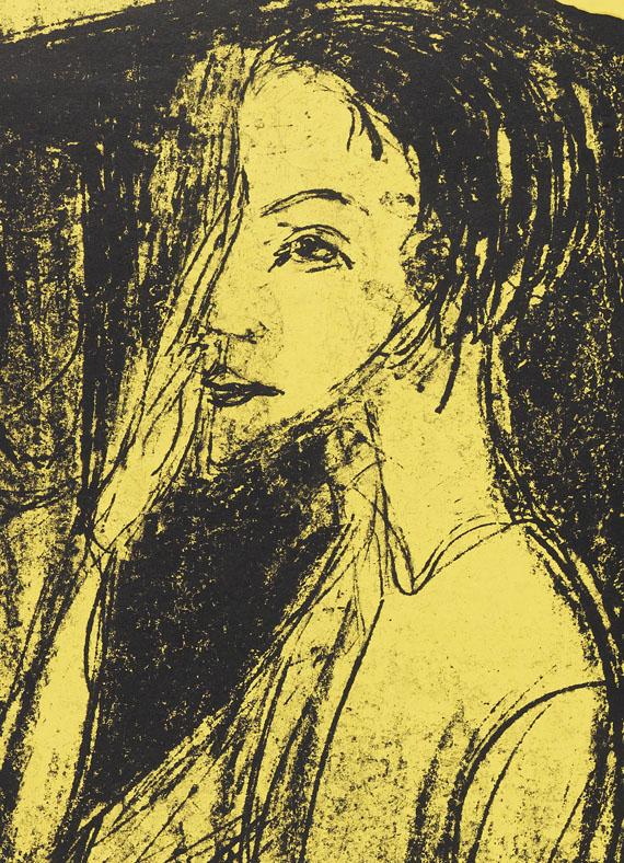 Ernst Ludwig Kirchner - Bildnis Frau Nelly Fehr - Weitere Abbildung