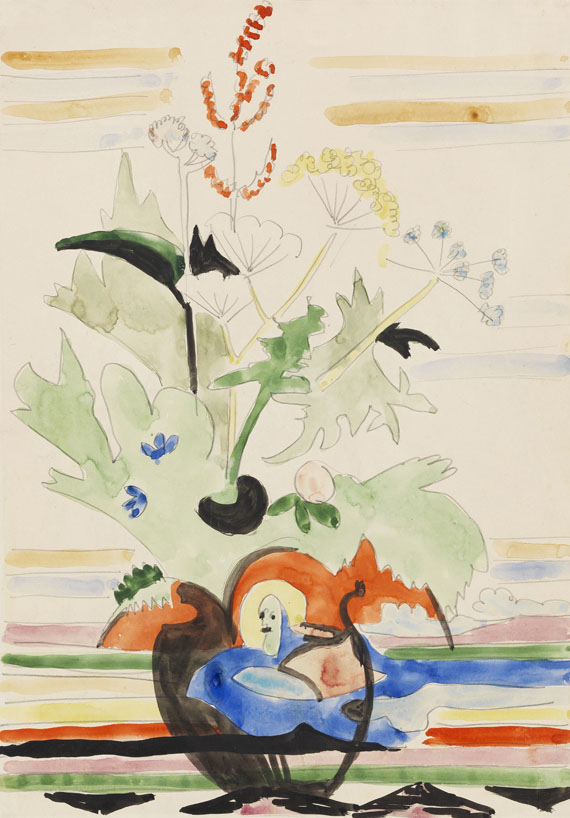 Ernst Ludwig Kirchner - Stillleben mit Wiesenblumen