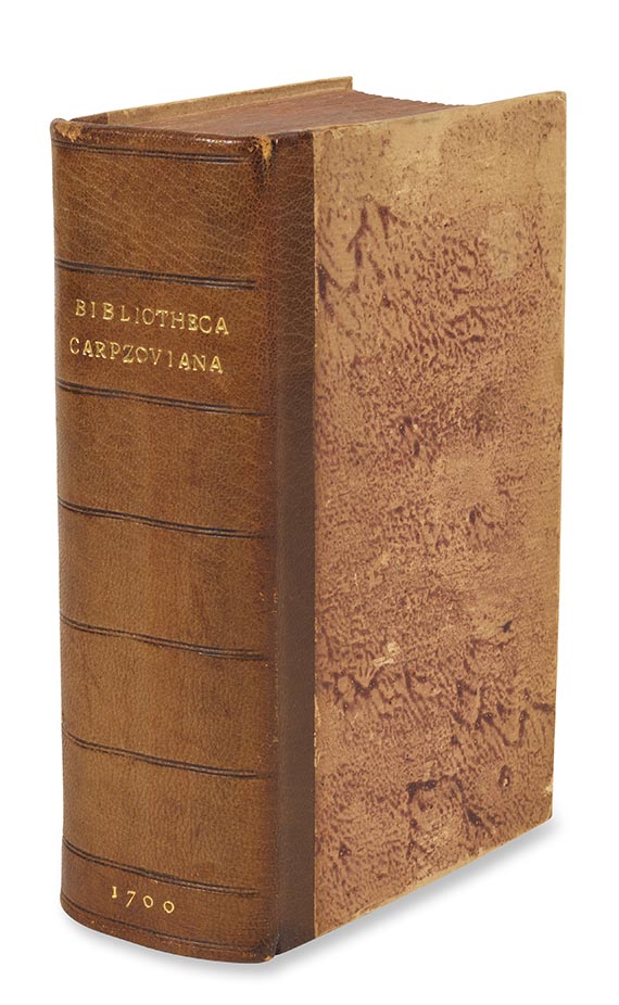 Johann Benedict Carpzov - Bibliotheca Carpzoviana - Weitere Abbildung